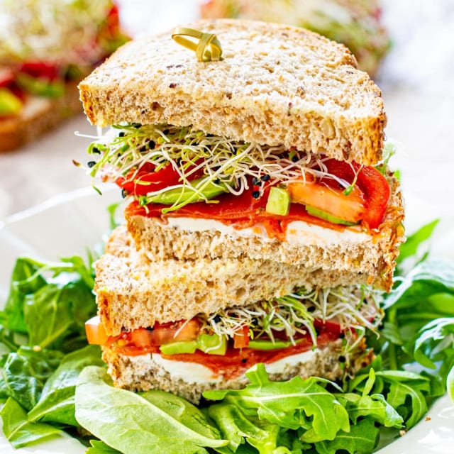 Salmon Sandwich.
